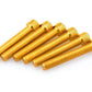PUIG M8 50mm Allen Screws x 6 Yellow Universal 0524G