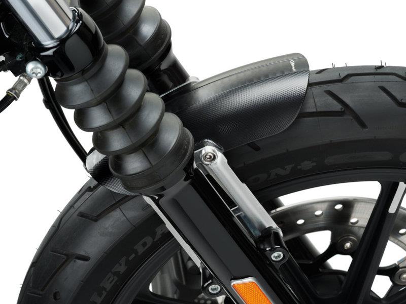 PUIG Aluminum Milled Front Mudguard Black for Harley Davidson Sportster 883 Iron XL883N 09-11 9992N
