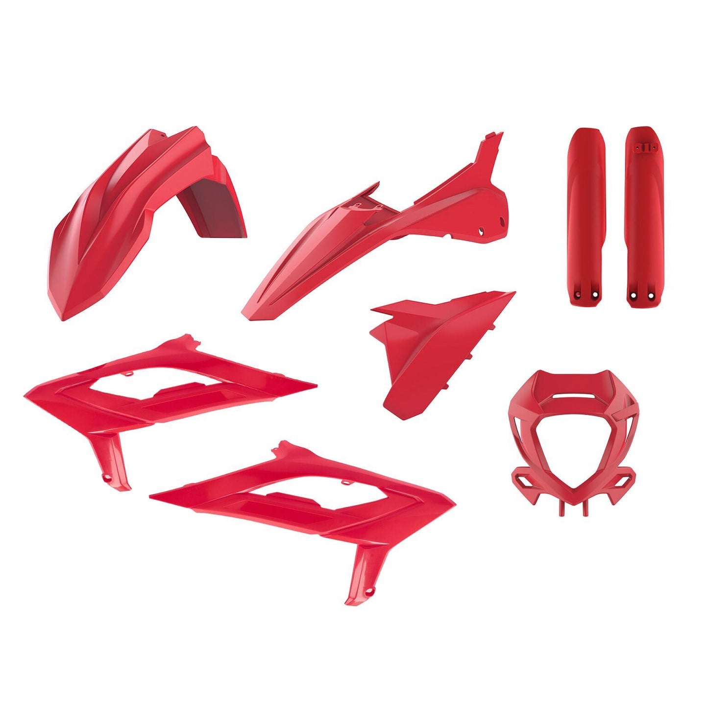 Polisport Body Kit For Sherco For Beta RR 125 T CBS 2023-2025 Red Plastic 91374