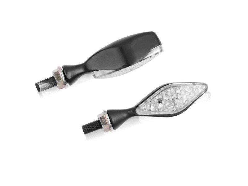 Puig Sparkly LED Indicators Black 4818N