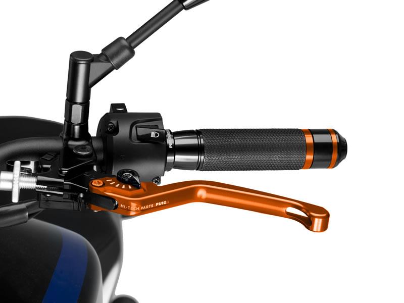 Puig Fixed V3 Clutch (Orange Lever With Blue Selector) Black 3640W