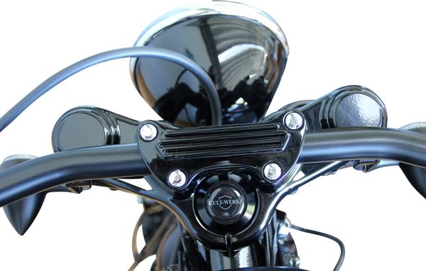 Cult Werk Fork Caps For Harley Davidson XL 1200 X 2014-2022 Black HD-SPO017
