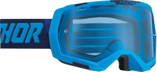 THOR Regiment MX Motorcross Goggles White/Red/Blue 2023 Model