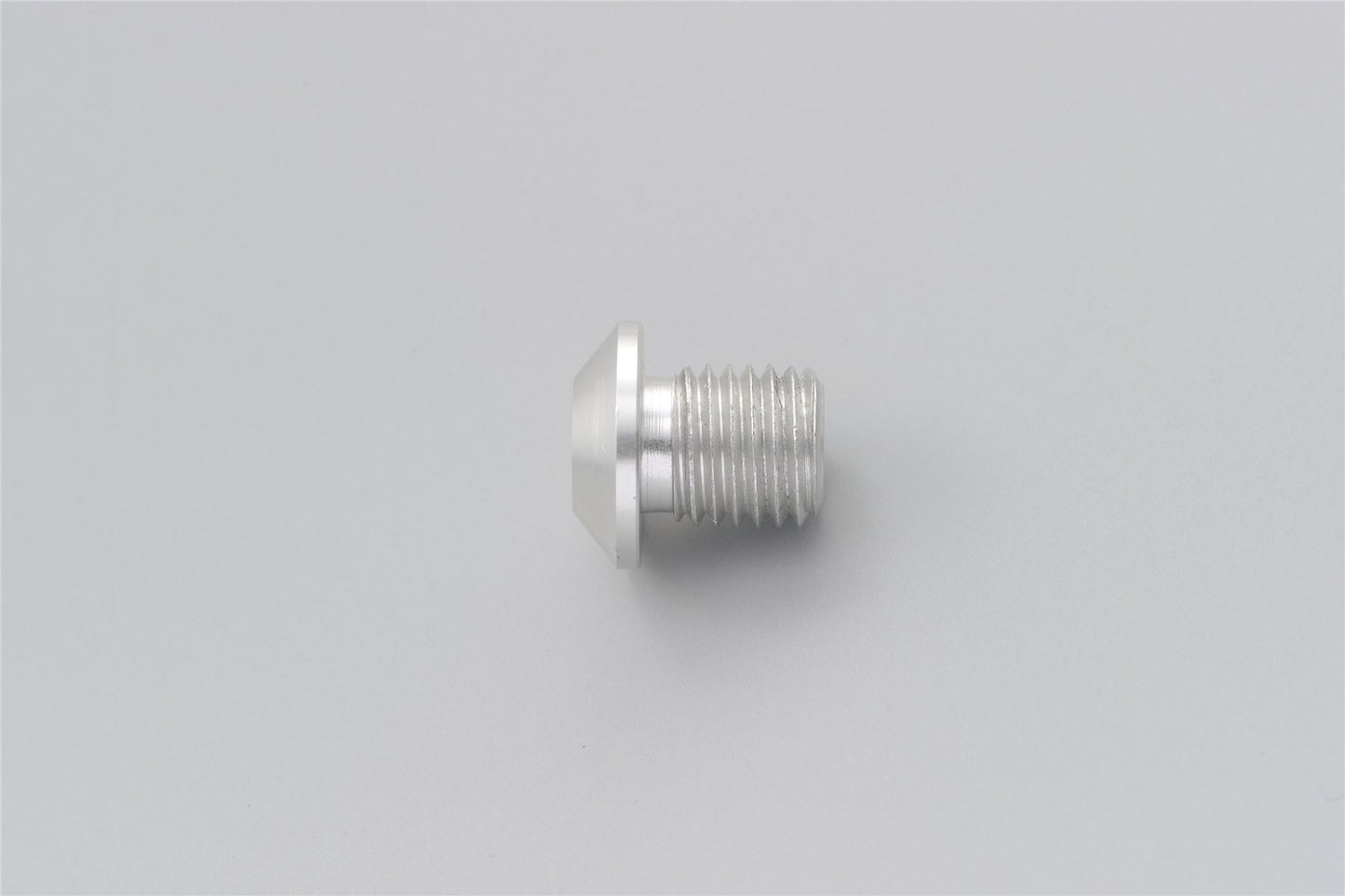 Daytona Mirror Plug Bolt M10x1.25 Right Side Silver Aluminum CNC Threaded 99614