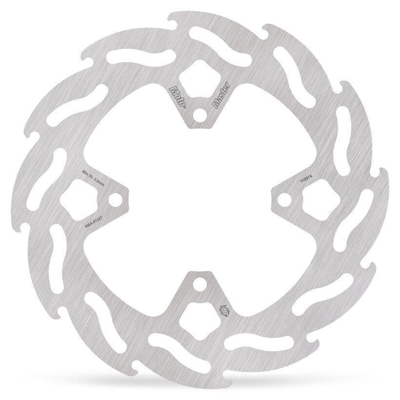 Moto-Master Flame Series Fixed Rotor For Gas Gas MC 65 2025-2026 Silver 110974