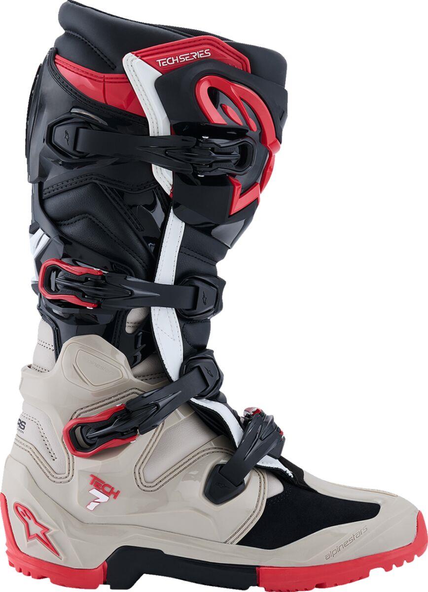 ALPINESTARS Tech 7 Enduro Boots BLK/GRAY/BRT RD 2025 Model