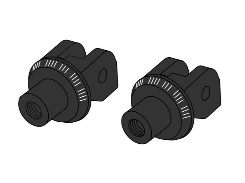 PUIG Footpeg Adaptors Black for Honda NT1100 22-25 21230N