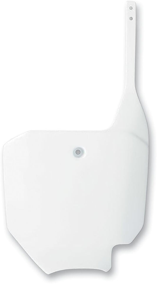 UFO FRONT NUMBER PLATE HONDA CR80/85 WHITE HO03624-041