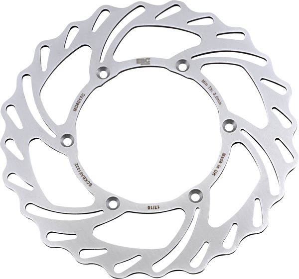 Ebc Round D-Series Fixed Offroad Brake Rotor For Yamaha WR 400 F 91-00 MD6028D