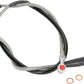 Moose Offroad Braided Brake Line For Honda CRF 250 R 1995-2008 H02-1-043/P-CL