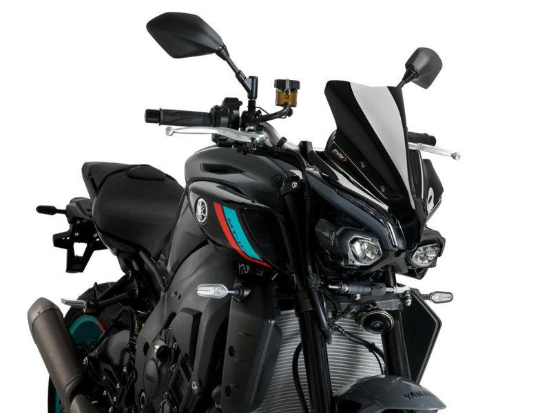PUIG New Generation Sport Screen Black for Yamaha MT-10/MT-10 SP 22-25 21361N