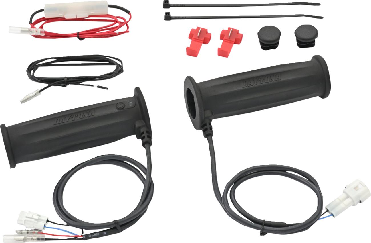 Daytona Heated Grip 7/8 Handlebar 4-Level Heat Control Black Grips 81044