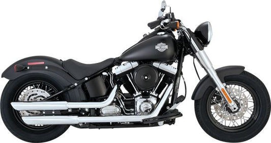 Vance & Hines 3" Twin Slash Slip-On Mufflers Chrome For HD FLS 1690 07-17 16341