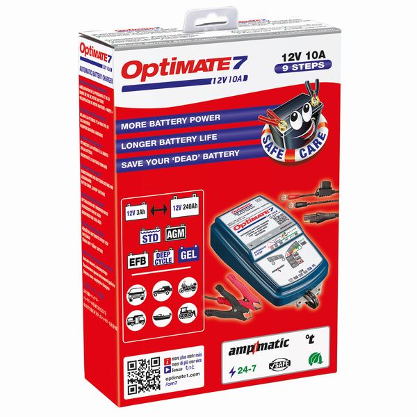 OPTIMATE 7 Ampmatic Battery Charger Optimiser Conditioner Maintainer