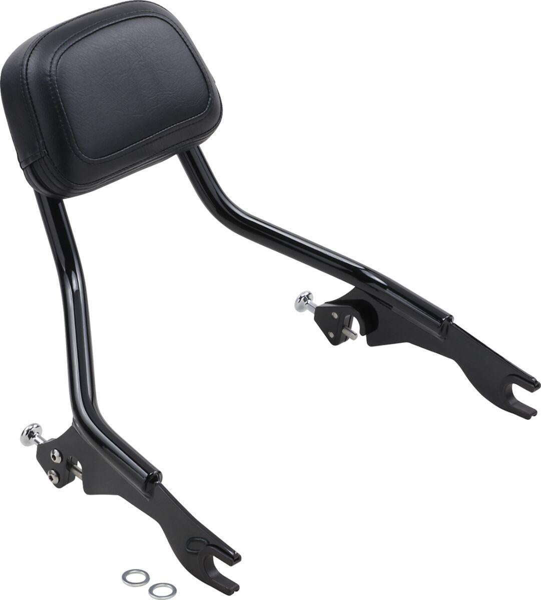 Cobra Short Detachable Backrest For Harley FLHX 1923 2009-2026 Black 602-2200B
