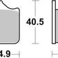 Sbs HF Street Ceramic Organic Brake Pads For KTM SMC 690 R 2001-2022 762HF