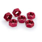 PUIG M8 Nuts x 6 Red Universal 0863R