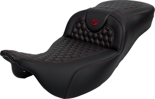 Saddlemen Honeycomb Roadsofa Saddlehyde Seat Extended Reach Without Backrest For Harley Davidson FLHXS 1868 ABS 08-23 808-07B-19004