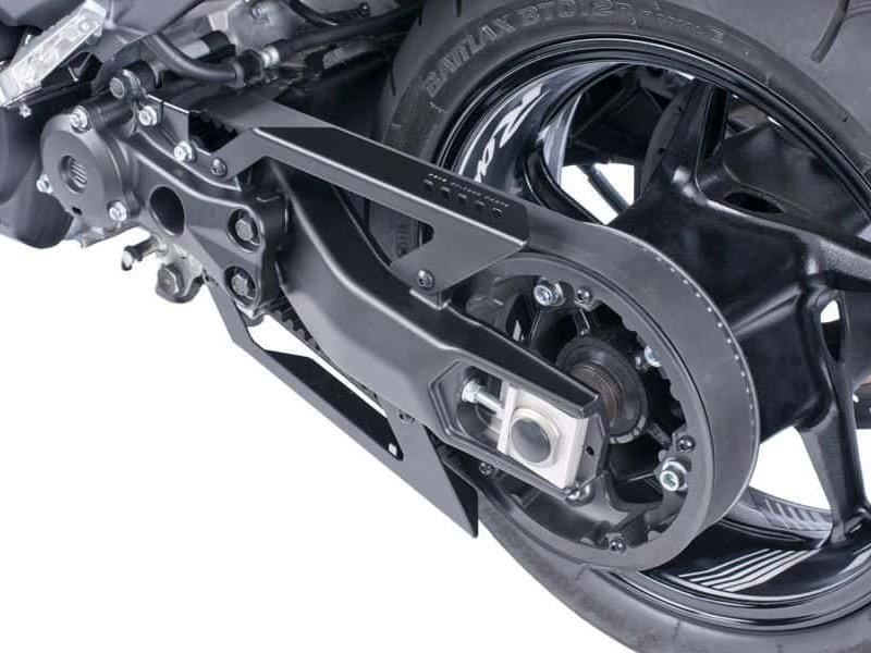 PUIG Chainguard / Drive Belt Cover Black for Yamaha TMax 530 12-16 6336N