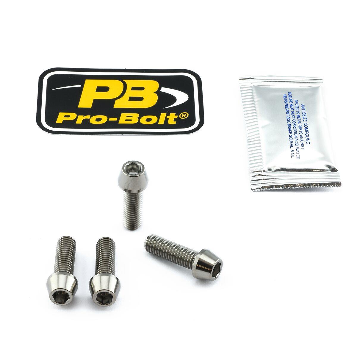 Pro Bolt Axle Pinch Bolt Kit Titan Front For Ducati 1299 S 07-23 TIFAPINCH230