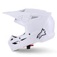 ALPINESTARS SM3 Solid Helmet WHITE-GLO 2025 Model