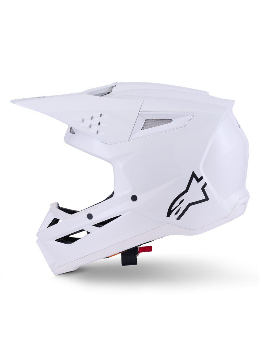 ALPINESTARS SM3 Solid Helmet WHITE-GLO 2025 Model