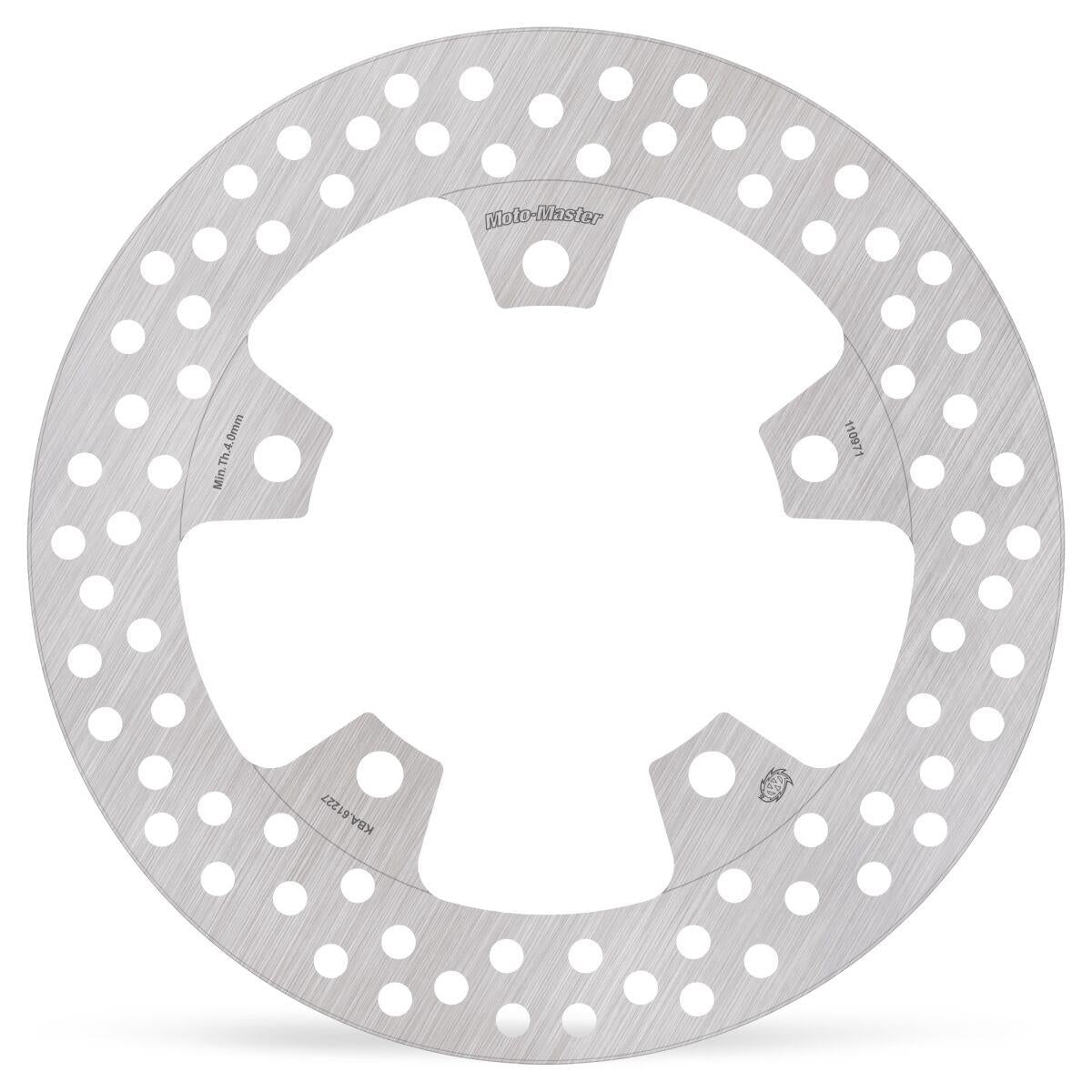 Moto-Master Halo Series Fixed Rotor For Aprilia RS 457 2024-2026 Silver 110971