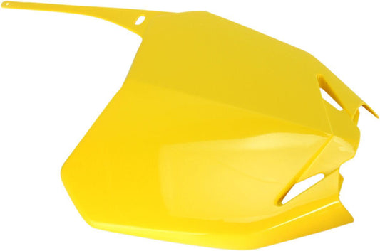 UFO FRONT NUMBER PLATE SUZUKI RMZ250/450 RM-YELLOW SU04919-102