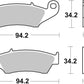 Sbs HS Street Excel Sintered Front Brake Pads For Honda XR 650 L 1993-2020 694HS