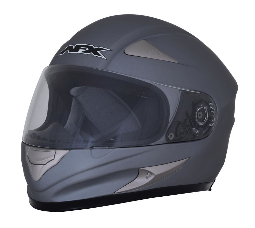 AFX Motorcycle Helmet FX90E FROST GY MD