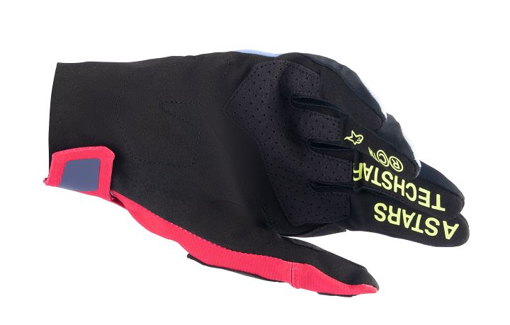 Alpinestars Techstar Gloves Red Blue Black Green