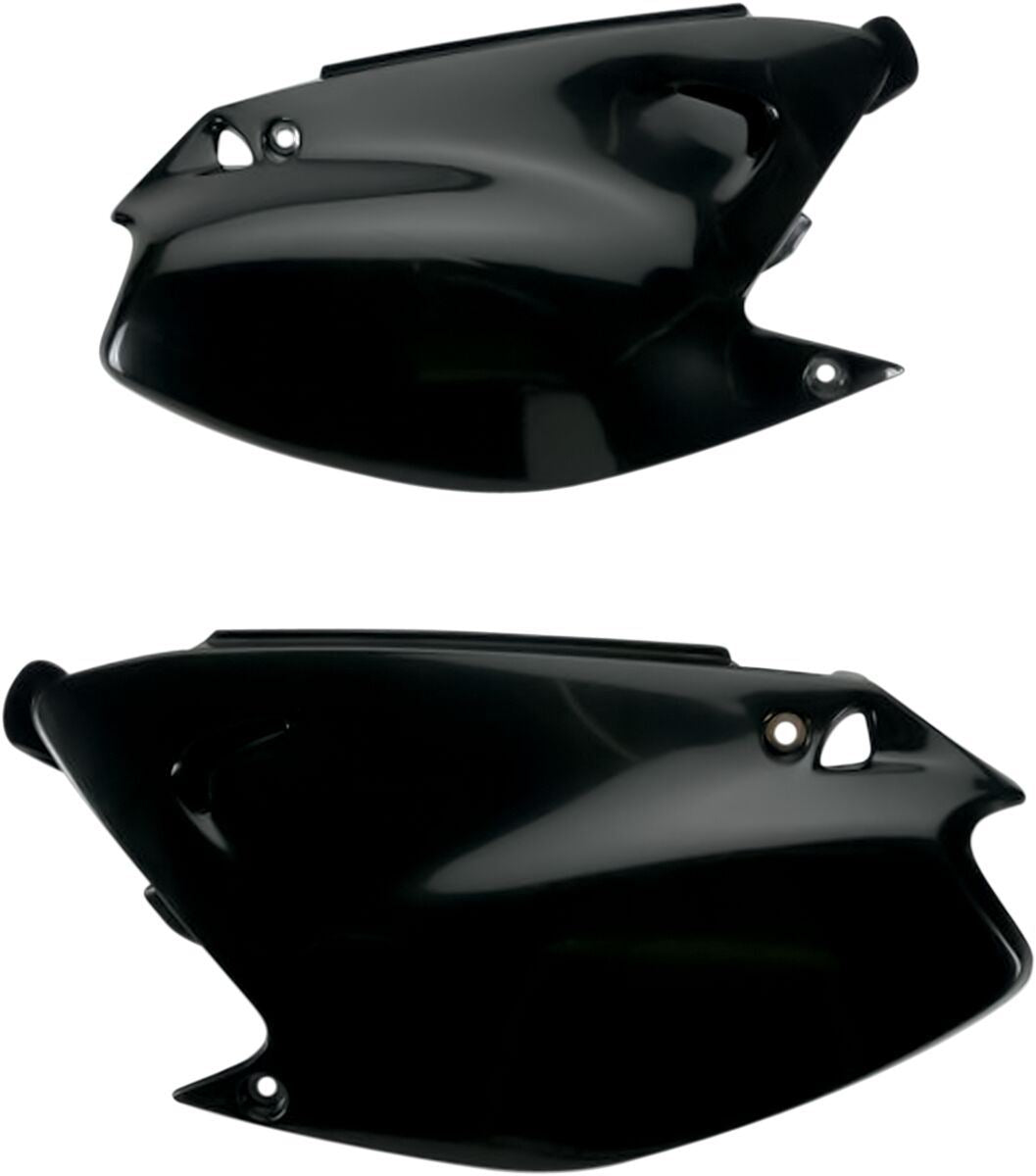 UFO SIDE PANELS KAWASAKI KX125/250 BLACK KA03739-001