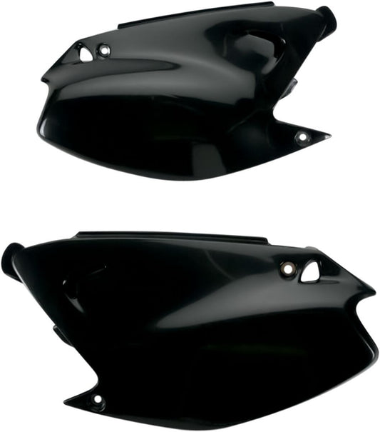UFO SIDE PANELS KAWASAKI KX125/250 BLACK KA03739-001