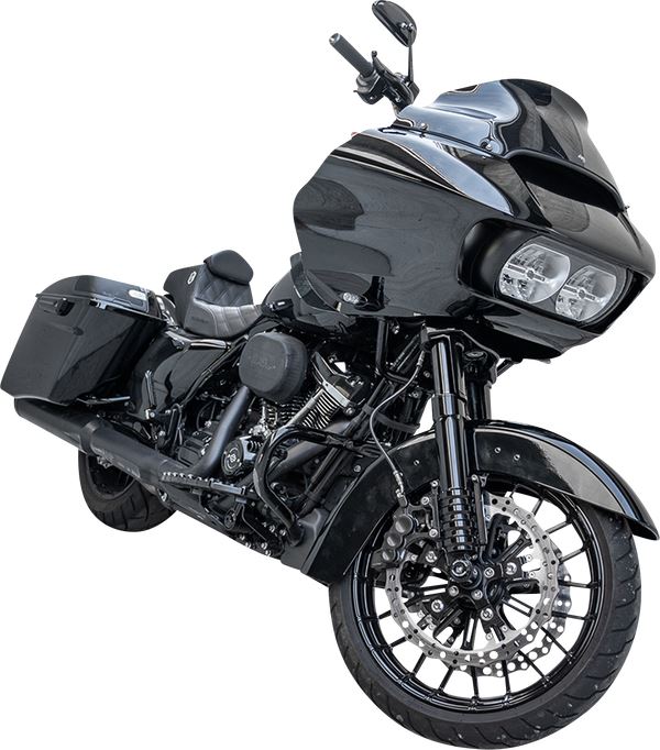 Arlen Ness Fork Tubes 49MM Black For Harley Davidson FLHRXS 1868 17-24 121-001