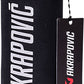 Akrapovic Glass Bottle Black Red White Cork Top 801915