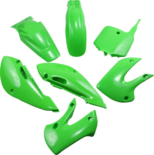 UFO COMPLETE BODY KIT KAWASAKI KLX110 KX-GREEN KA37002026