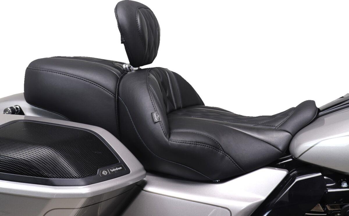 Mustang Deluxe Touring Driver Backrest For Harley Davidson FLHX 2023-2026 89460