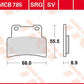 Trw All Round Sintered Metal Brake Pads For Aprilia SL 900 2007-2024 MCB785