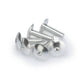 PUIG M6 Domed Screws 20mm x 6 Silver Universal 0657P