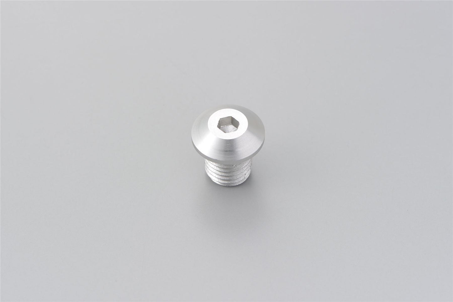 Daytona Mirror Plug Bolt M10x1.25 Right Side Silver Aluminum CNC Threaded 99614