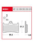Trw TRQ Brake Pad Sintered Race For Yamaha MT-10 1989-2026 MCB611TRQ