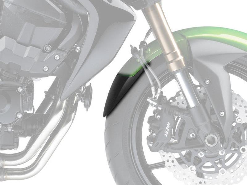 PUIG Front Fender Extender Black for Kawasaki Z750 R 11-12 6422N