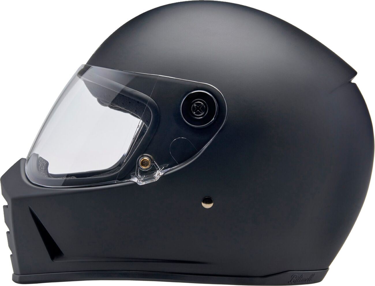 BILTWELL Lane Splitter Flat Black Motorcycle Helmet