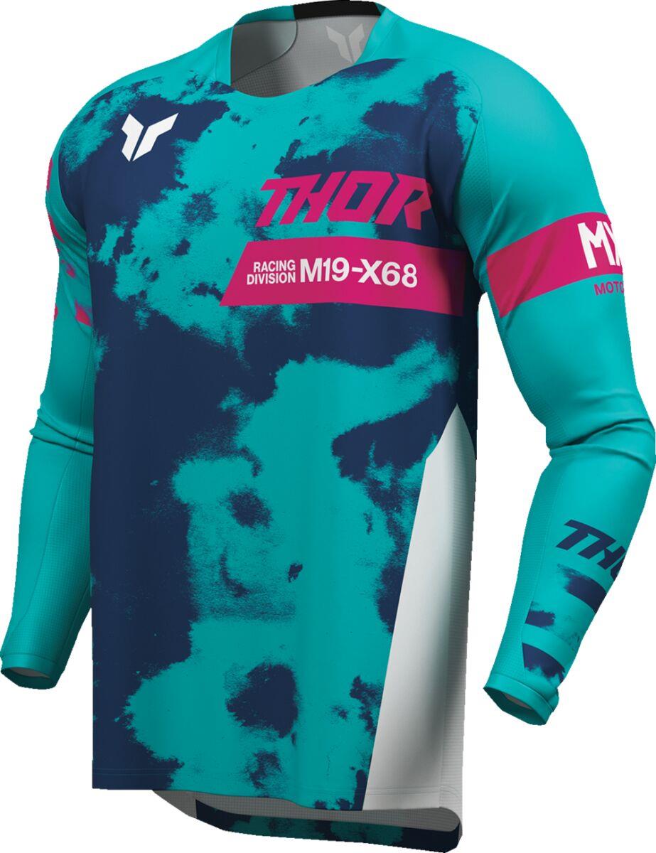 THOR Youth Launchmode Bleach Jersey Blue