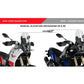 PUIG Manual Screen Height Adjuster Black for Yamaha Tenere 700/Explore/Extreme/Rally/World Raid 19-25 3732N