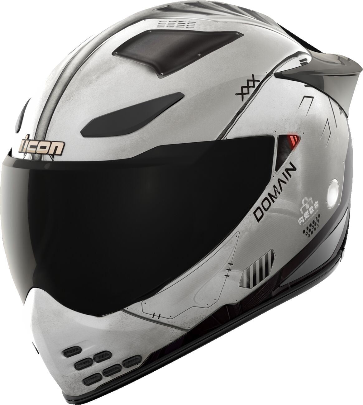 ICON Domain™ Future Proof Gray Motorcycle Helmet