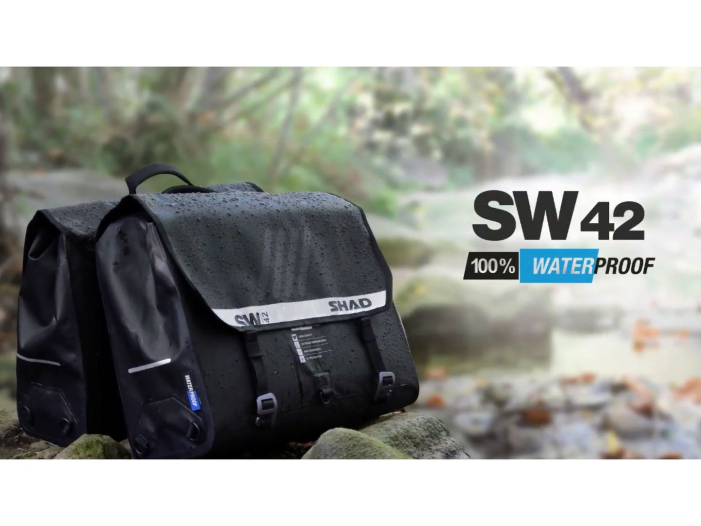 SHAD 100% Waterproof SW42 Side Bags X0SW42