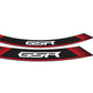 Puig Wheel Rim Stickers Red 21386O