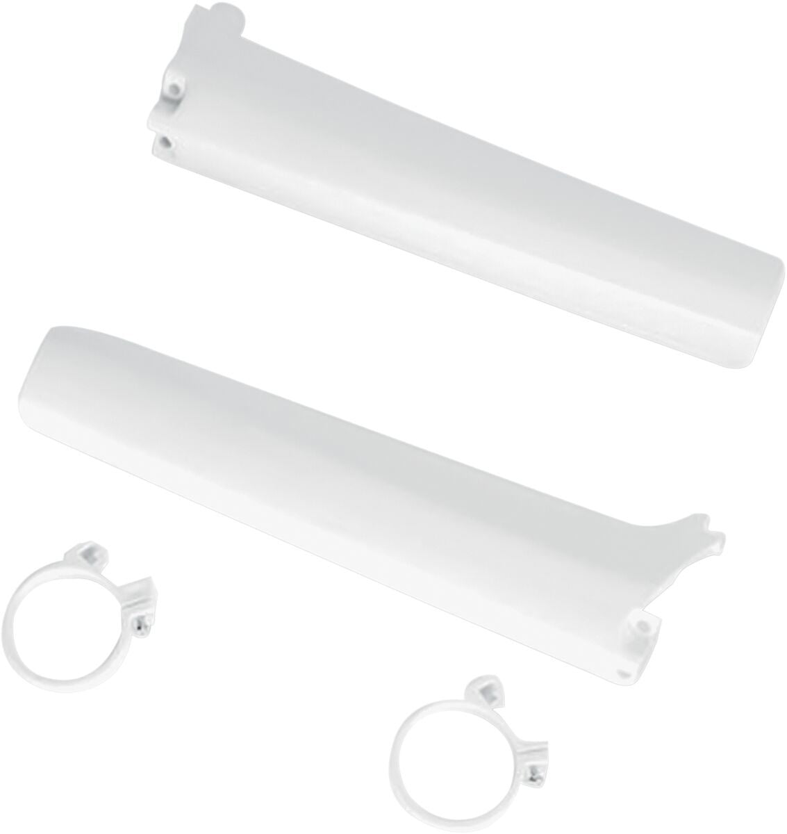 UFO FORK SLIDER PROTECTORS SUZUKI RM125/250 WHITE SU02943-041