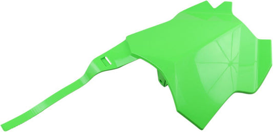 UFO FRONT NUMBER PLATE KAWASAKI KXF250/450 KX-GREEN KA04738-026